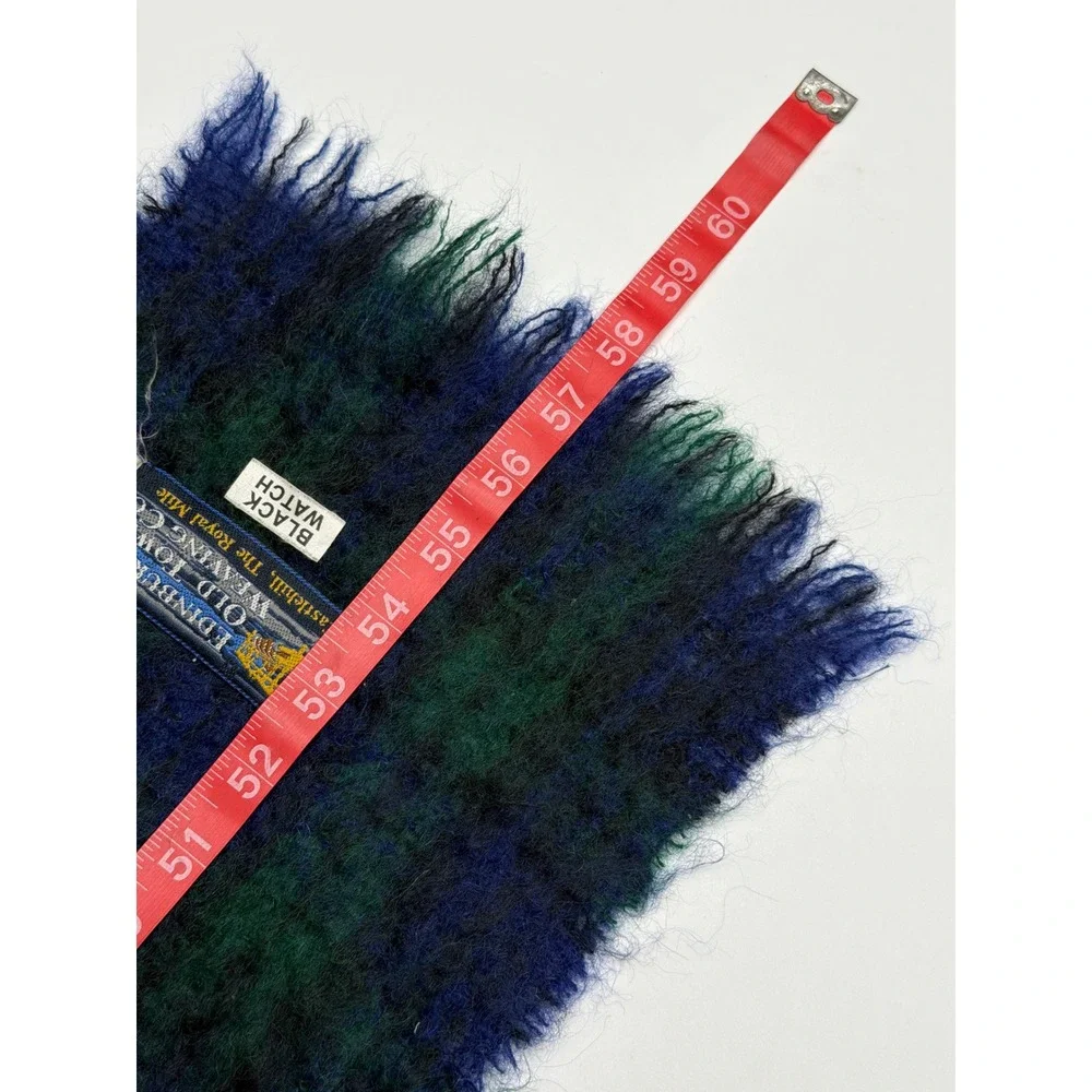 Edinburgh‎ Old Town Weaving Co Black Watch Tartan Mohair Wool Scarf